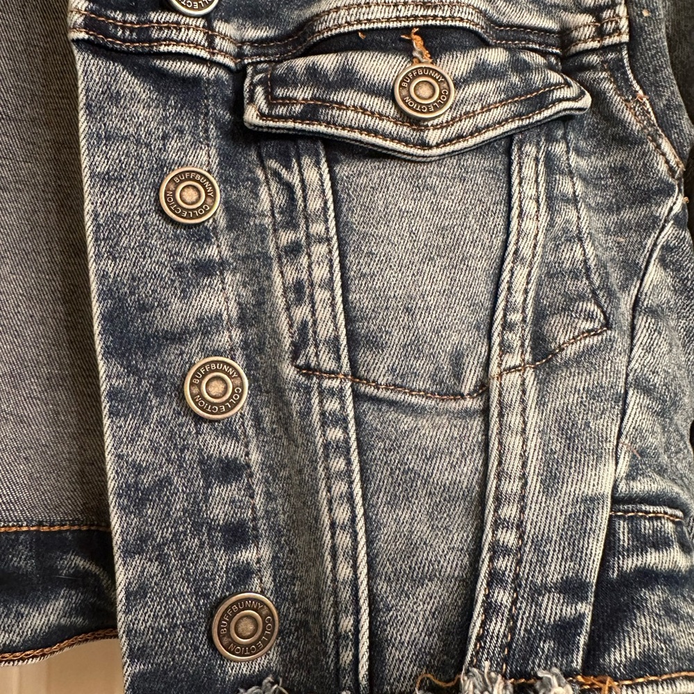 BuffBunny Medium Wash Desire Denim Jacket - Picture 4 of 9